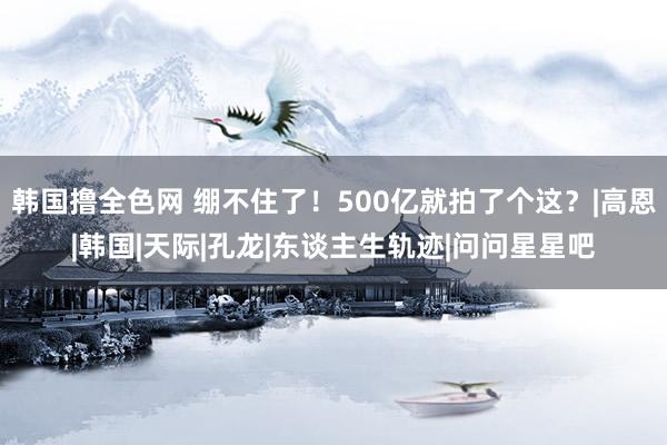 韩国撸全色网 绷不住了！500亿就拍了个这？|高恩|韩国|天际|孔龙|东谈主生轨迹|问问星星吧