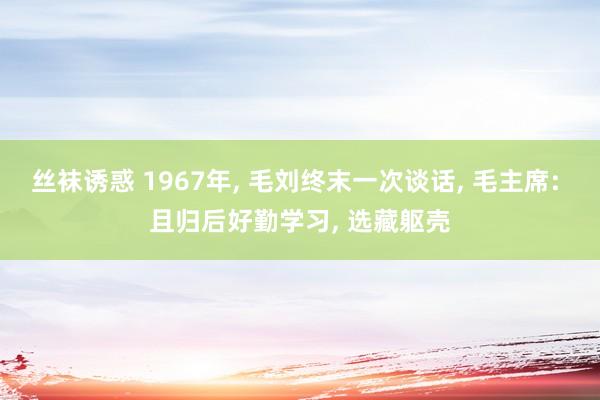 丝袜诱惑 1967年， 毛刘终末一次谈话， 毛主席: 且归后好勤学习， 选藏躯壳